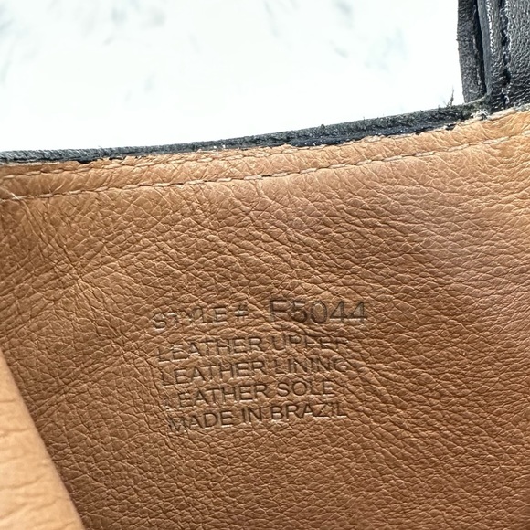 Madewell Black Leather Billie Ankle Boots Booties w/side zipper Sz.8.5 - Picture 3 of 9